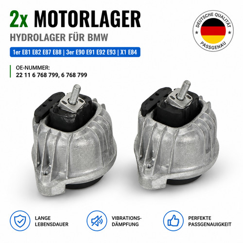 2pcs motorlager motorhalter - 2pcs,